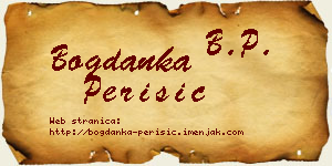 Bogdanka Perišić vizit kartica